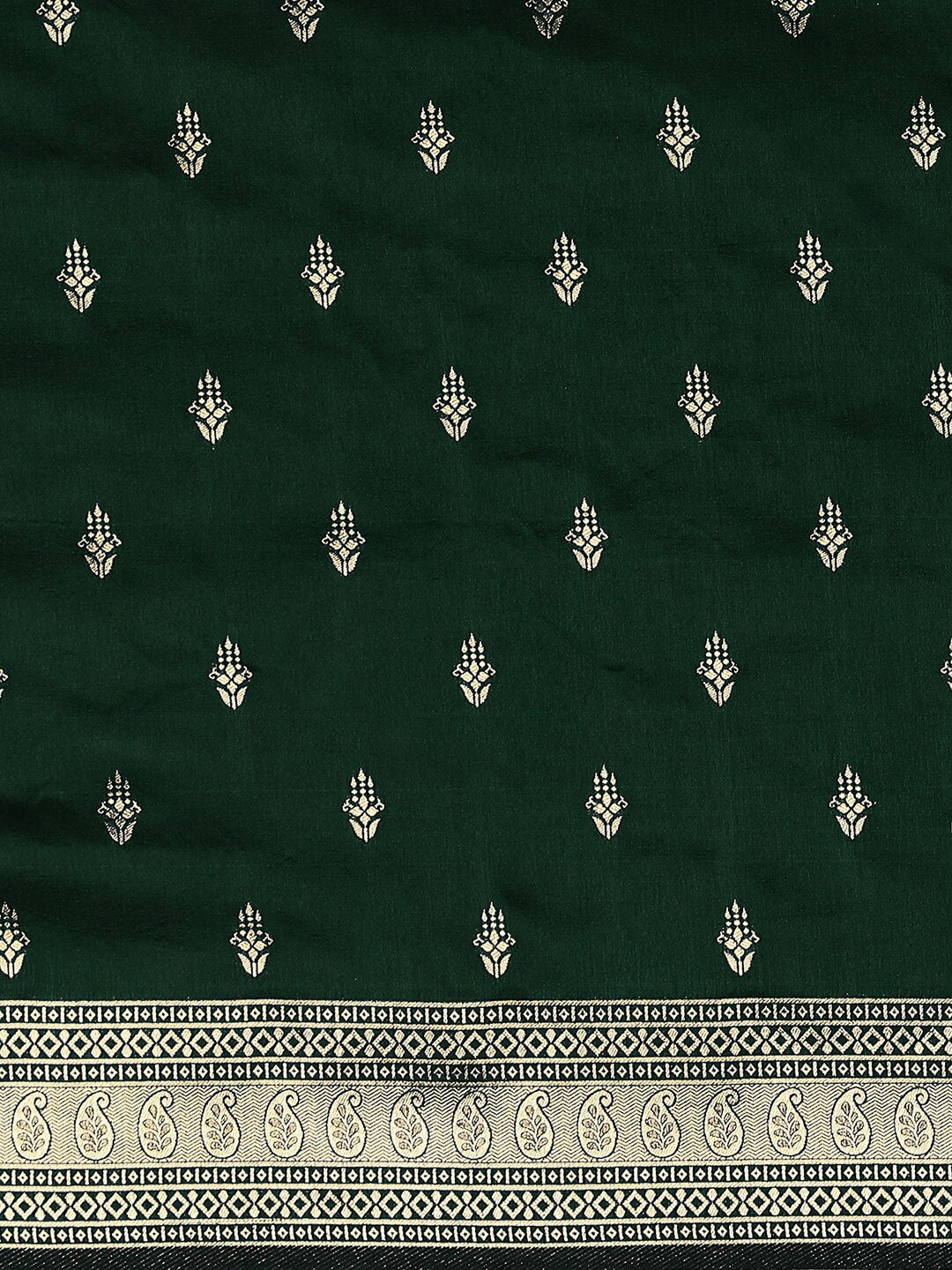 Mitera Ethnic Motifs Woven Design Zari Silk Blend Banarasi Saree | Swadesiicart