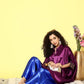InWeave Women's Wine Navy Brocade Satin Boho Blue Palazzo Set - Swadesiicart
