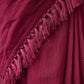 Tikhi Imli Woven Design Tasselled Satin Jacquard Ready to Wear Saree | Swadesiicart