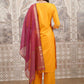 Vishudh Floral Yoke Design Straight Kurta with Palazzos & With Dupatta - Swadesiicart