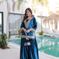 Lorenvalley Fashion Rama Velvet with Rich Zari Embroidered & Real Mirror work Kurta Palazzo with Dupatta - Swadesiicart