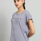 MKH Typography Printed Relaxed Fit Dri-Fit T-shirt - Swadesiicart