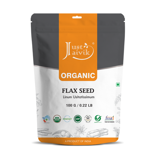 Just Jaivik Organic Flax Seeds - Just Jaivik