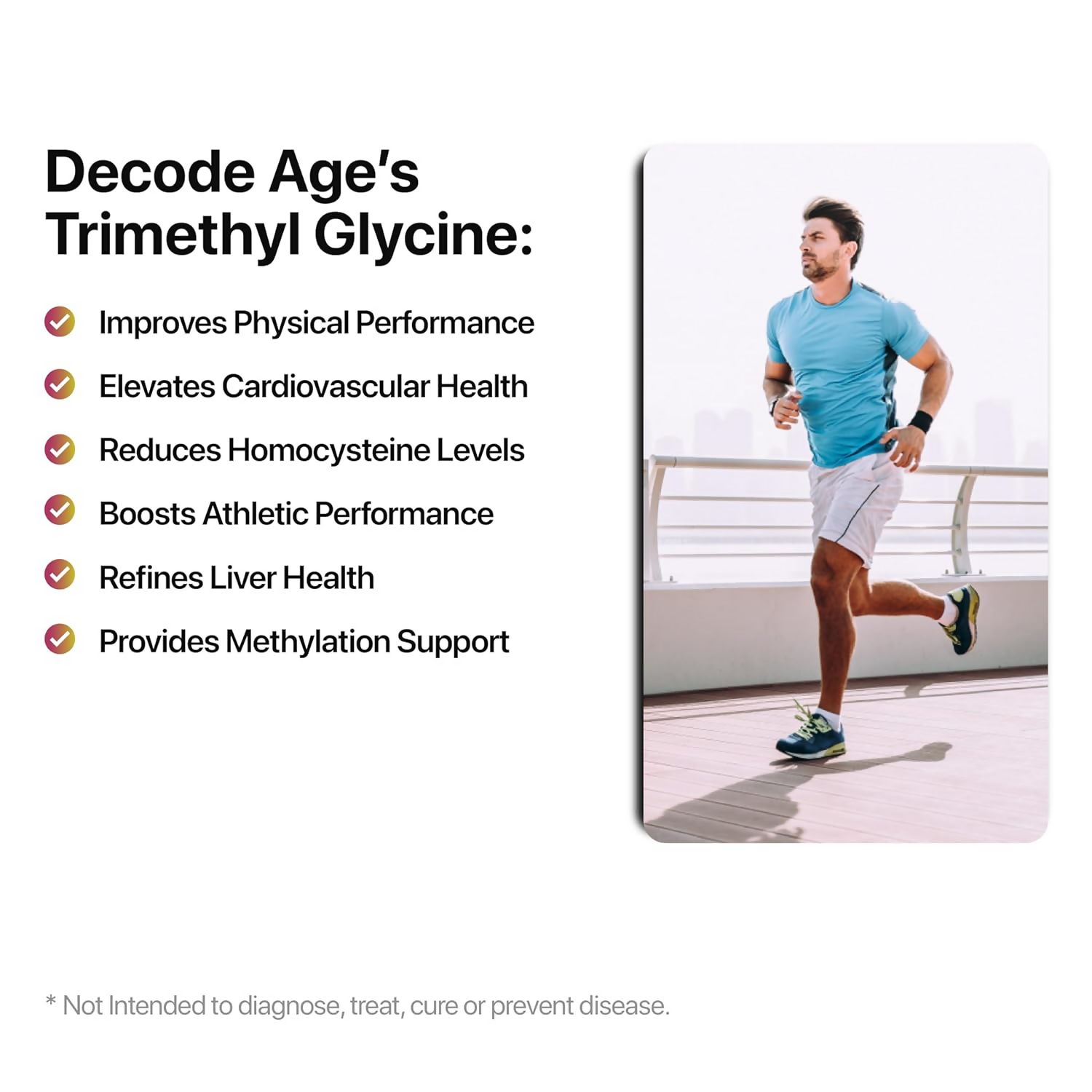 Decode Age TMG 98% Pure Trimethylglycine (TMG) Supplements Capsules - Swadesiicart