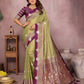 Aastha Fashion Pista Silk Sarees Weaving Saree
