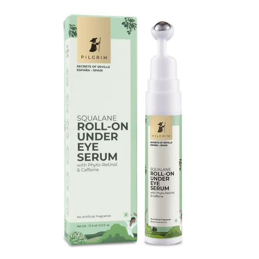 Pilgrim Roll-on Under Eye Cream Massage Roller To Reduce Dark Circles, Puffiness, and Fine Lines - Pilgrim