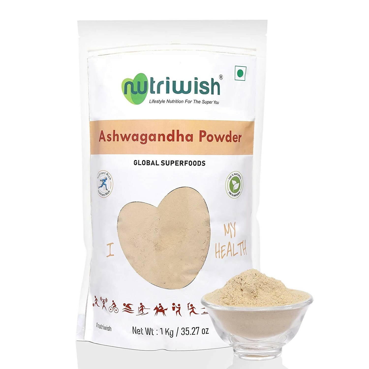 Nutriwish Ashwagandha Powder | Swadesiicart