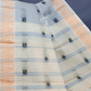 Kalanetha Shades of Grey Pure Kanchi Cotton Saree With Kanchi Traditional Border By Gayathri Reddy Designer Studio | Swadesiicart