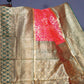 Shades of Peach Pink Floral Designbanaras Semi Silk Saree By Gayathri Reddy Designer Studio | Swadesiicart