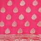 Anouk Pink & Gold-Coloured Woven Design Pure Silk Heavy Work Banarasi Saree | Swadesiicart