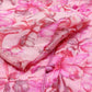 Souchii Beautiful Pink & peaches n cream Floral Layered Chiffon Midi Dress - Swadesiicart