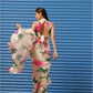 Tikhi Imli Floral Printed Poly Crepe Saree | Swadesiicart