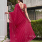 Tikhi Imli Striped Satin Ready to Wear Saree | Swadesiicart