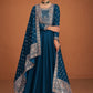 Anaita Navy_Blue Designer Embroidered Heavy Premium Silk Anarkali Suit