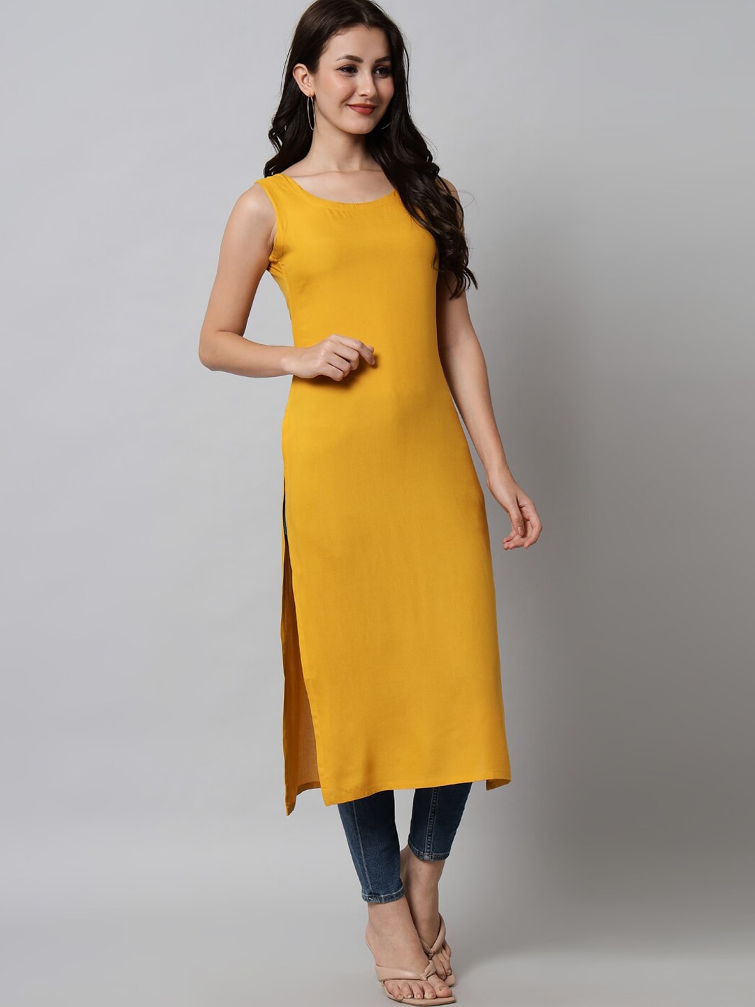 Kalini Women Yellow Kurta - Swadesiicart