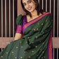 Kalini Ethnic Motifs Woven Design Zari Silk Blend Banarasi Saree | Swadesiicart