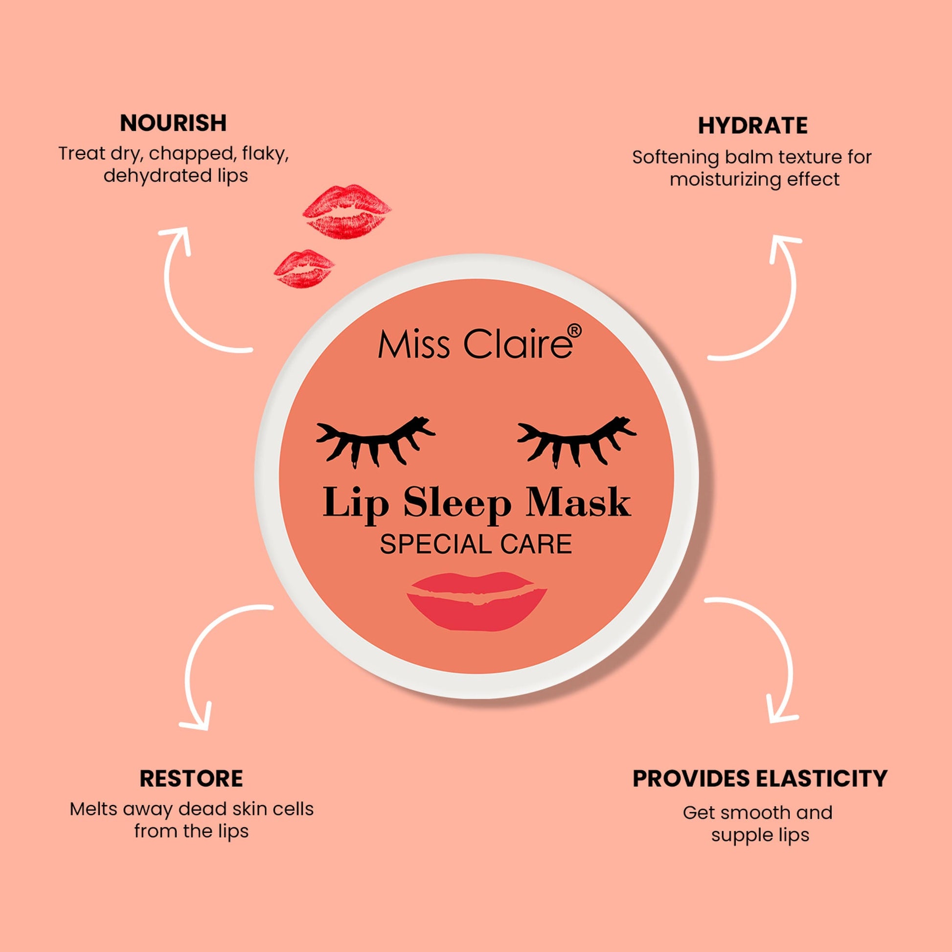 Miss Claire Lip Sleep Mask Special Care - 1 | Swadesiicart