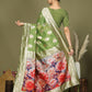 Shree Shyam Fashion Linen Cotton Green Saree