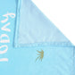 Home Sizzler White & Blue Printed 210 TC Double Bedsheet With 2 Pillow Covers - Swadesiicart