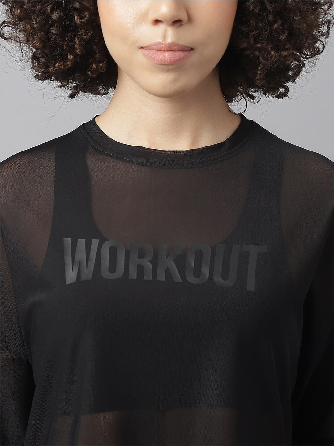 MKH Women Typography Printed Dri-FIT Sports T-Shirt - Swadesiicart