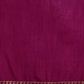 Anouk Purple Cotton Blend Solid Banarasi Saree | Swadesiicart