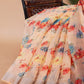 Light Peach And Orange Colour Semi Chanderi Saree By Gayathri Reddy Designer Studio | Swadesiicart