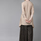 Juniper Womens Beige Rayon Slub Solid Kurta - Swadesiicart