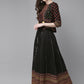 Juniper Womens Black Floral Printed Cambric Clothing Set | Swadesiicart