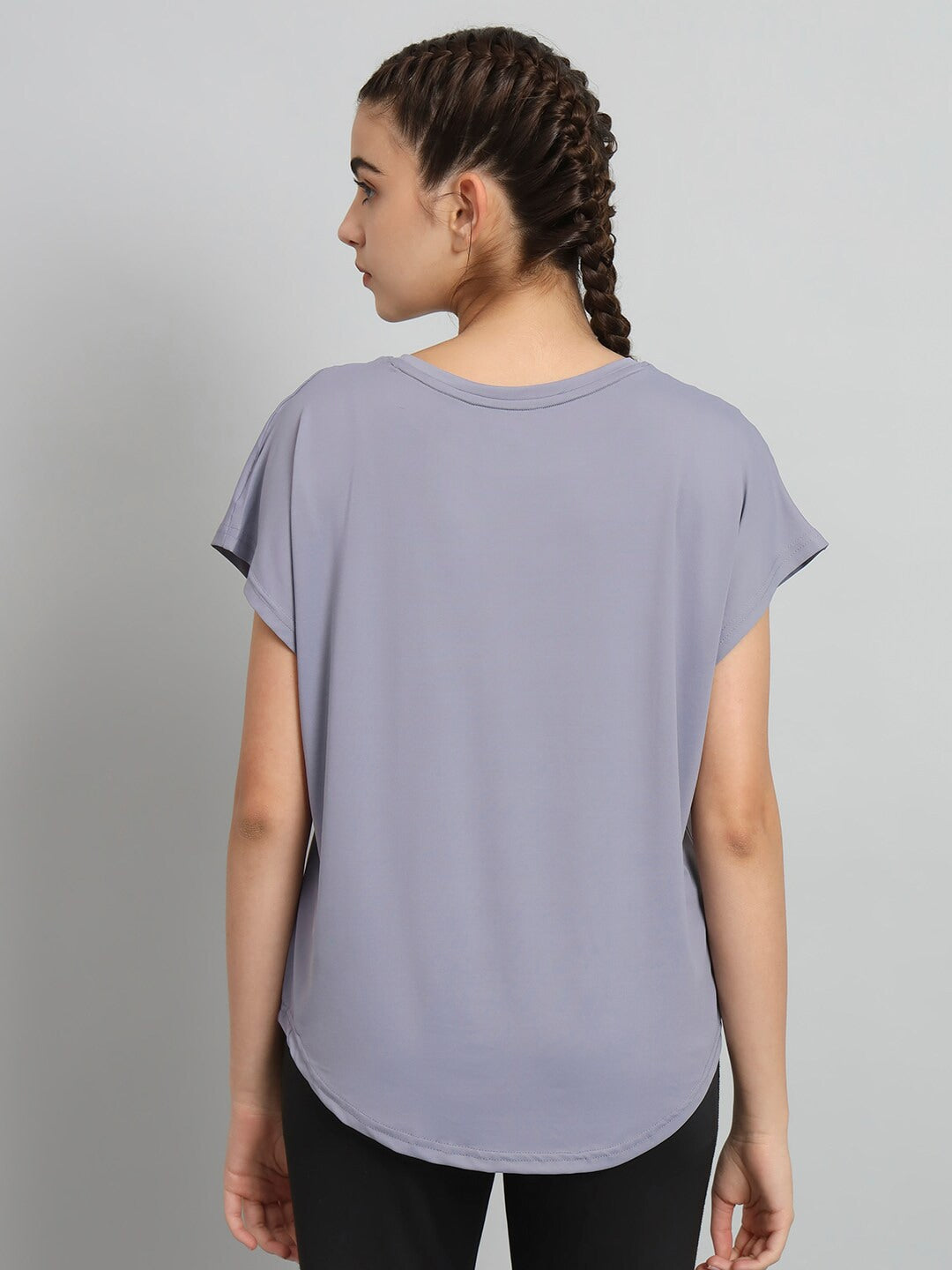 MKH Typography Printed Extended Sleeves Relaxed Fit Dri-FIT T-shirt - Swadesiicart