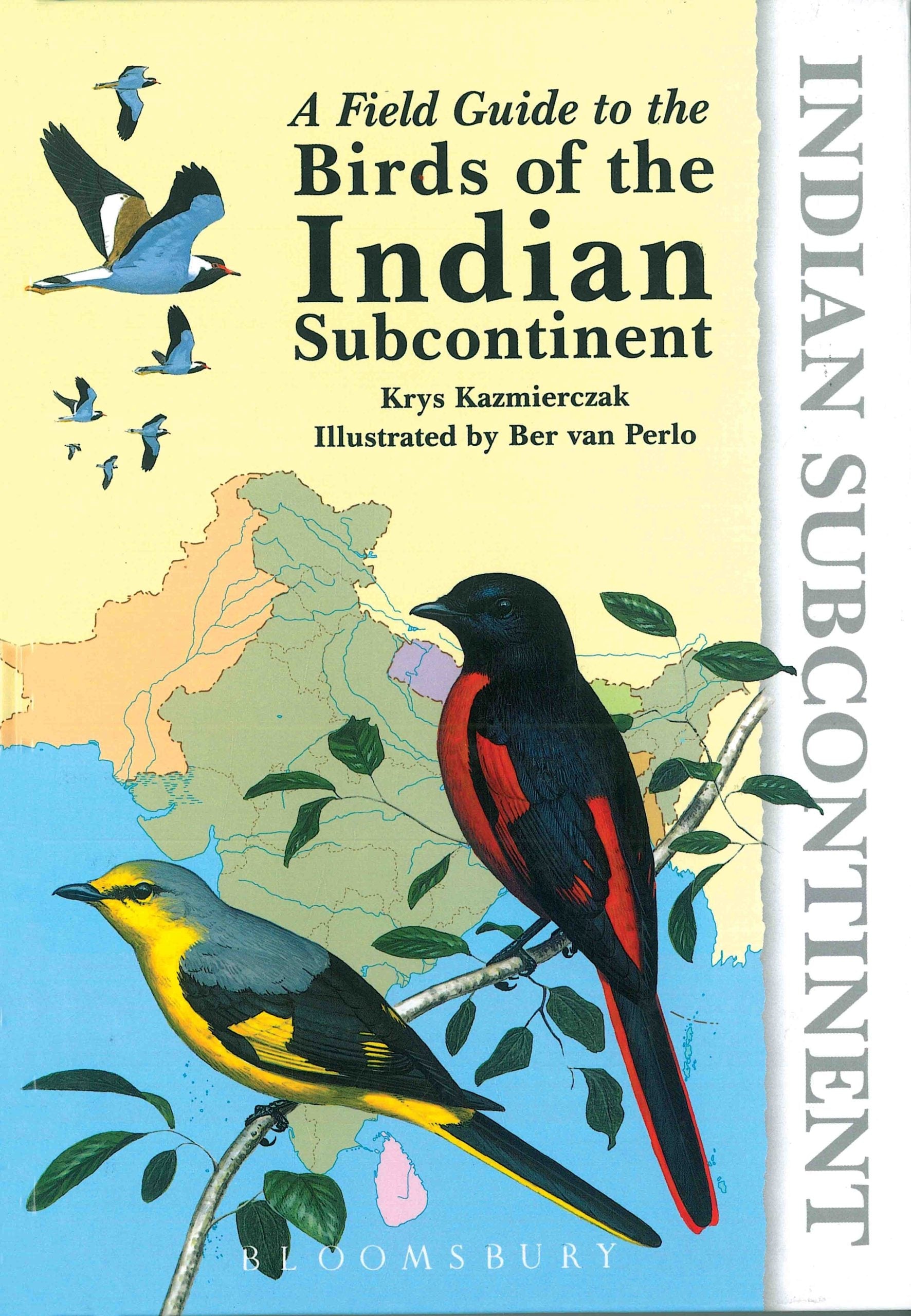 A Field Guide to the Birds of the Indian Subcontinent by Krys Kazmierczak - Om Books - Swadesiicart