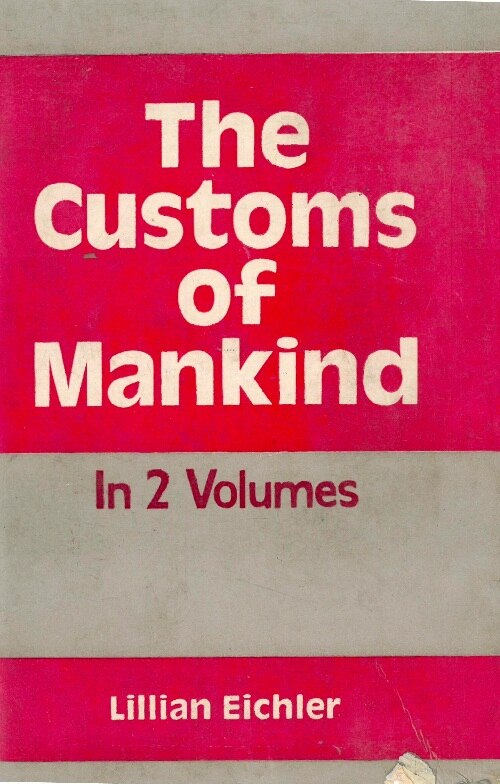 The Customs of Mankind 2 Vols. Set - Gyan Books - Swadesiicart