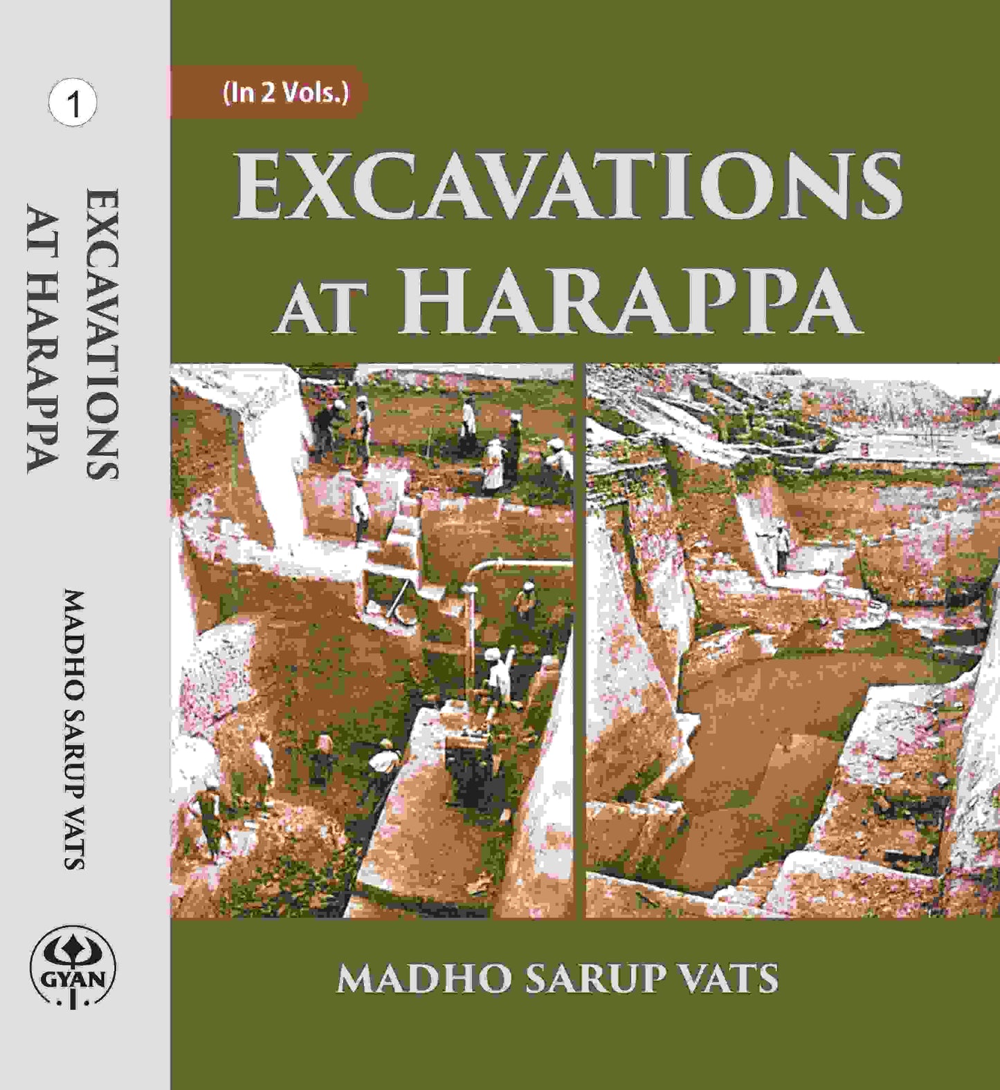 EXCAVATIONS AT HARAPPA 1st - Gyan Books - Swadesiicart