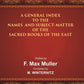 The Sacred Books of the East (A GENERAL INDEX TO THE NAMES AND SUBJECT-MATTER OF THE SACRED BOOKS OF THE EAST) 50th - Gyan Books - Swadesiicart