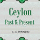 Ceylon Past And Present - Gyan Books - Swadesiicart
