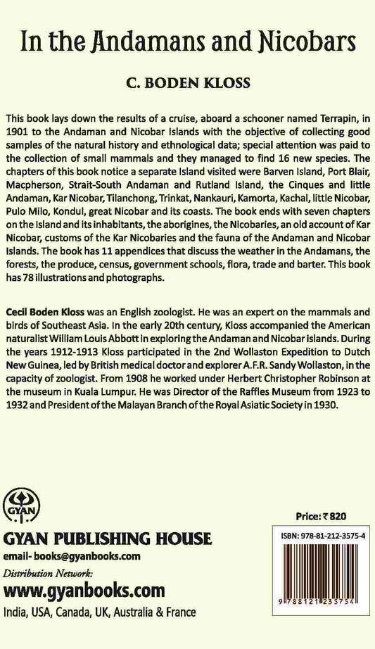 In The Andamans And Nicobars: The Narrative Of A Cruise In The Schooner “Terrapin,” With Notices Of The Islands, Their Fauna, Ethnology, Etc - Gyan Books - Swadesiicart