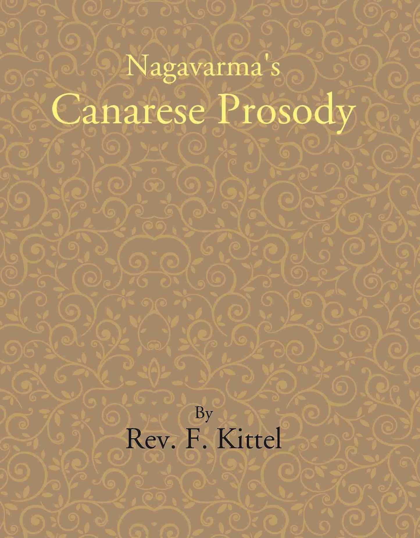 Nagavarma's Canarese Prosody - Gyan Books - Swadesiicart
