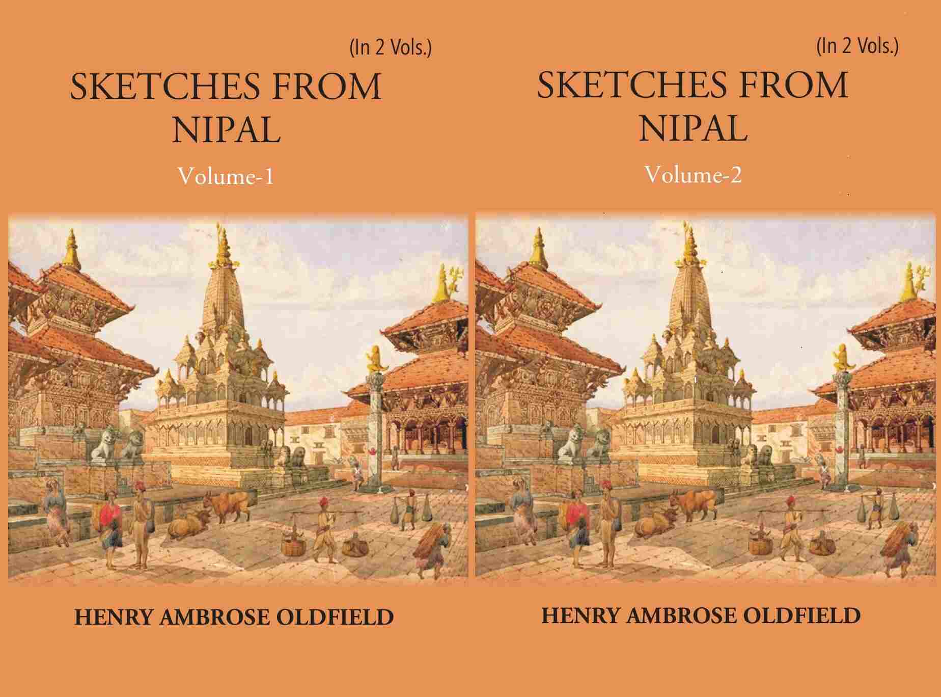 Sketches From Nipal: Historical And Descriptive 2 Vols. Set - Gyan Books - Swadesiicart