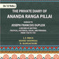 The Private Diary Of Ananda Ranga Pillai Dubash To Joseph Francois Dupleix Governor Of Pondicherry Vol. 5th - Gyan Books - Swadesiicart