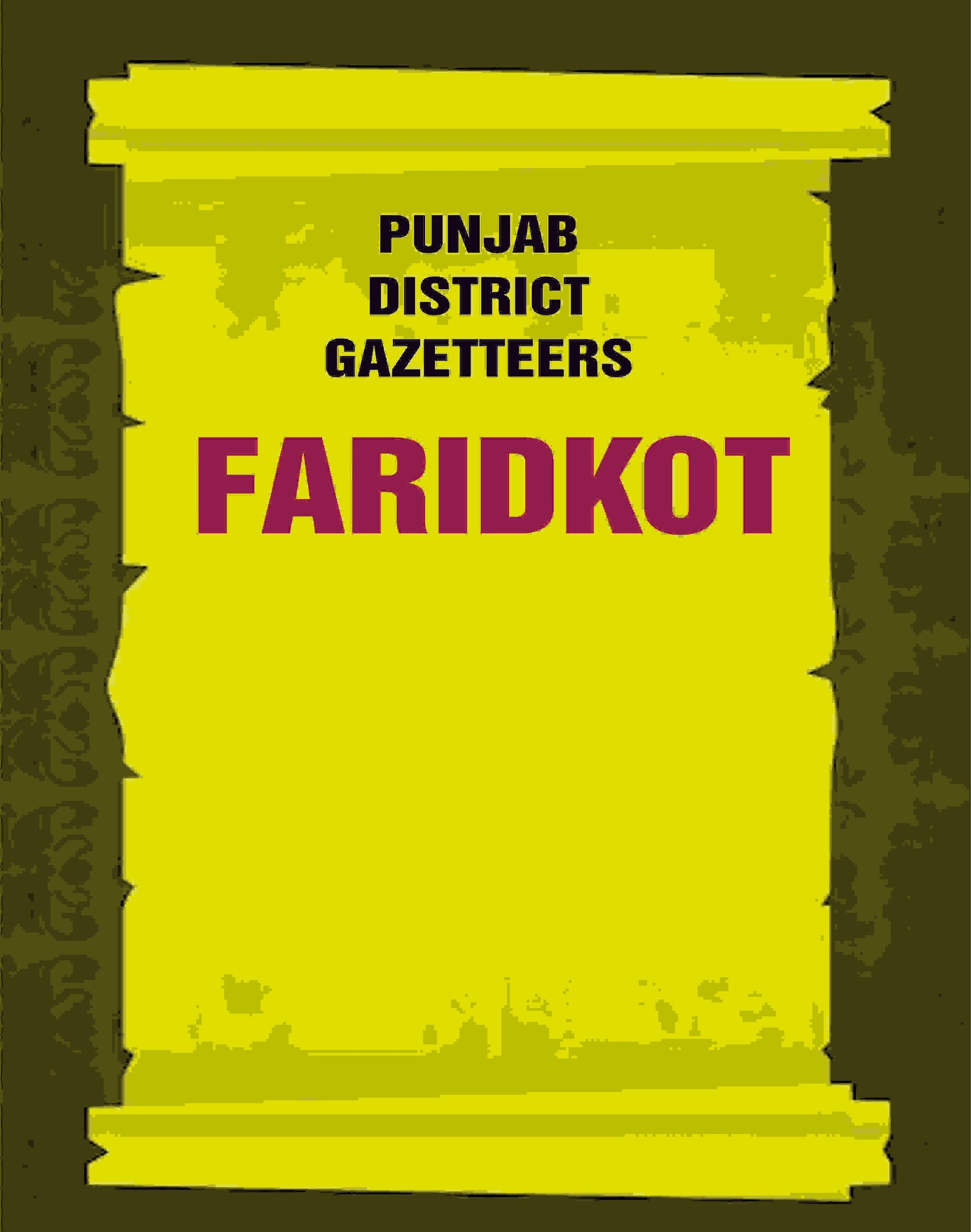 Punjab District Gazetteers: Faridkot 5th - Gyan Books - Swadesiicart