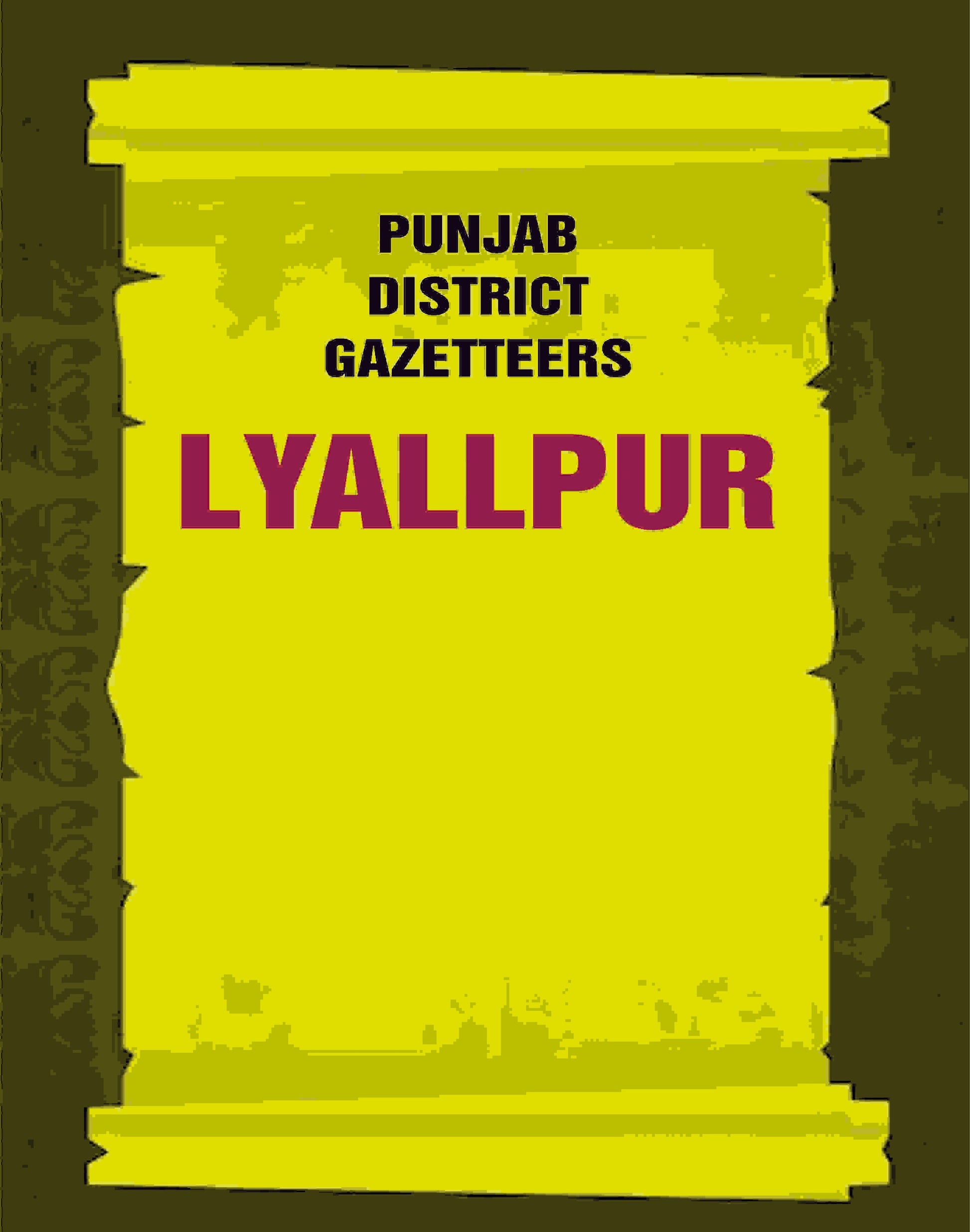 Punjab District Gazetteers: Lyallpur 22nd - Gyan Books - Swadesiicart