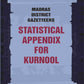 Madras District Gazetteers: Statistical Appendix For Kurnool 10th - Gyan Books - Swadesiicart