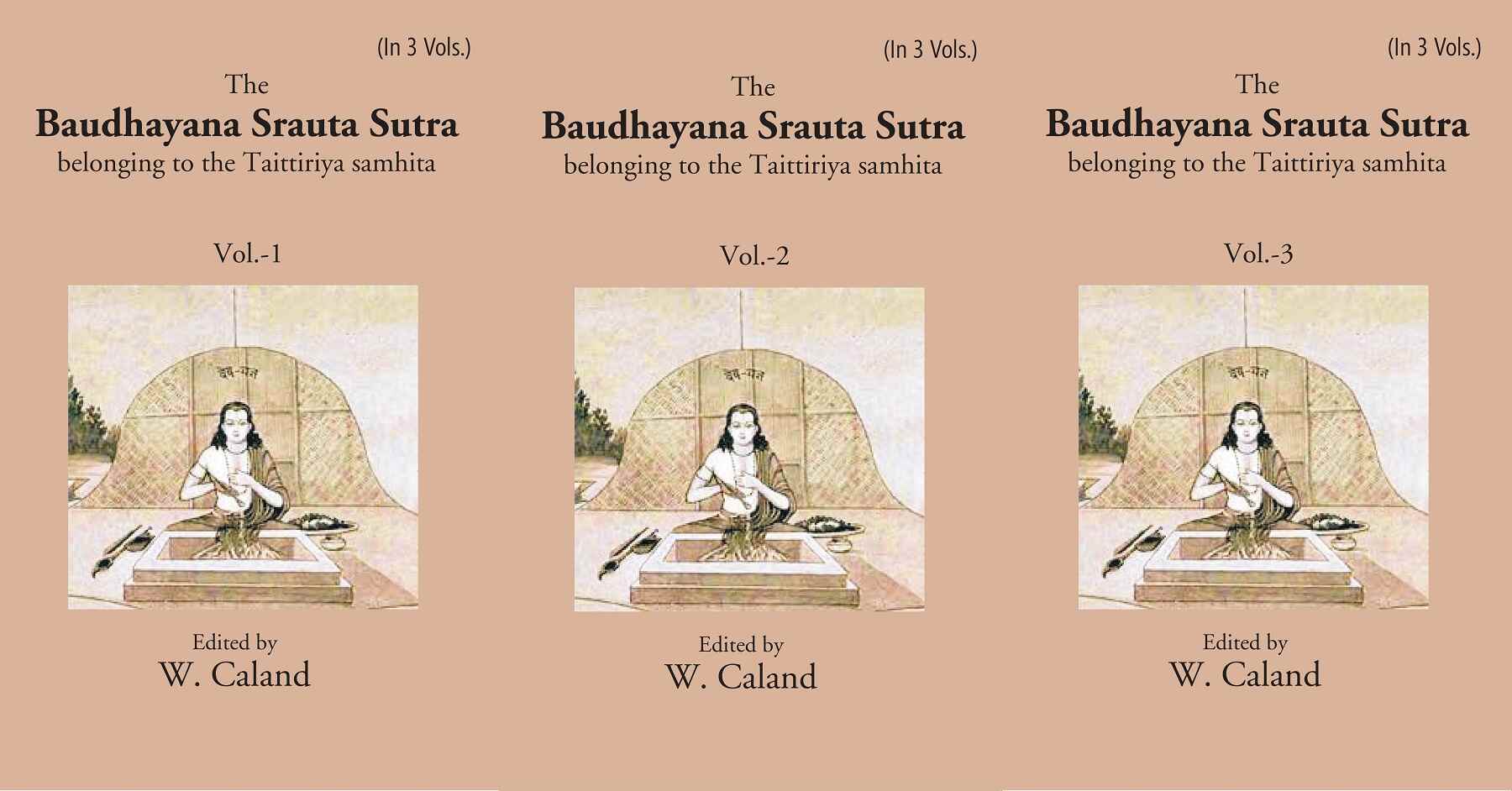The Baudhayana Srauta Sutra 3 Vols. Set - Gyan Books - Swadesiicart