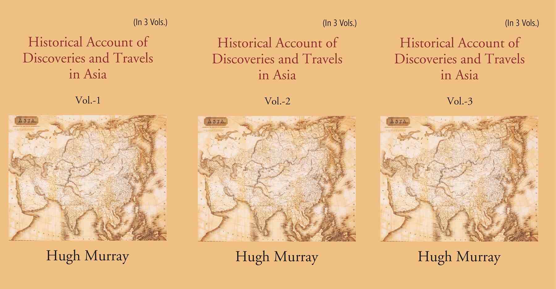 Historical Account of Discoveries and Travels in Asia 3 Vols. Set - Gyan Books - Swadesiicart