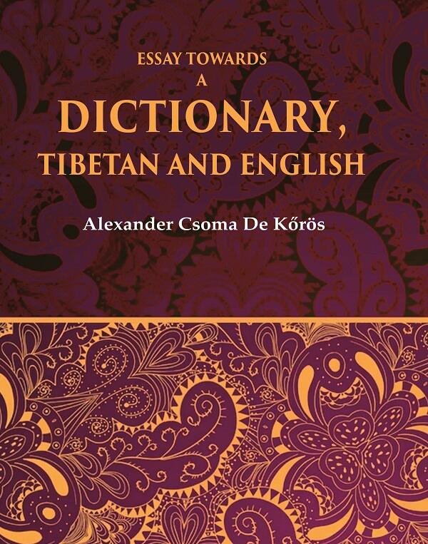 Essay Towards a Dictionary, Tibetan and English - Gyan Books - Swadesiicart