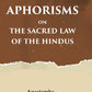 Aphorisms on the Sacred Law of the Hindus 1st - Gyan Books - Swadesiicart