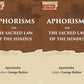 Aphorisms on the Sacred Law of the Hindus 2 Vols. Set - Gyan Books - Swadesiicart