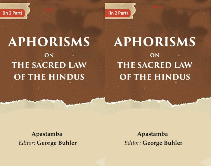 Aphorisms on the Sacred Law of the Hindus 2 Vols. Set - Gyan Books - Swadesiicart