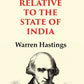 Memoirs Relative to the State of India - Gyan Books - Swadesiicart