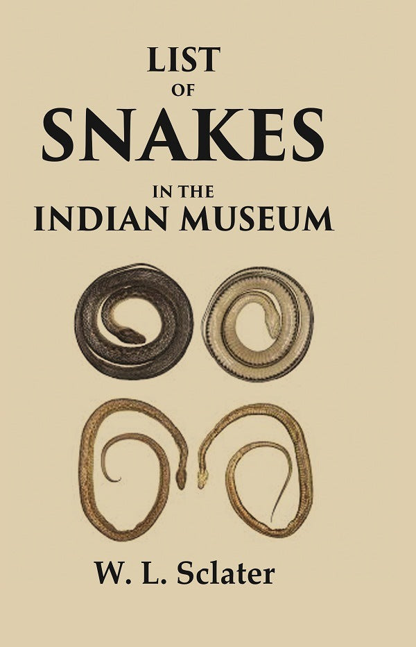 List of Snakes in the Indian Museum - Gyan Books - Swadesiicart