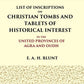 List of Inscriptions on Christian Tombs and Tablets of Historical Interest In the United Provinces of Agra and Oudh - Gyan Books - Swadesiicart